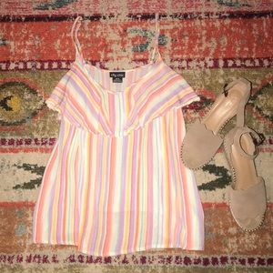 City Chic flounce top